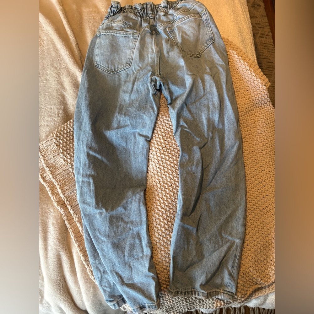 Zara Denim Blue Women’s Baggy Jeans - Picture 4 of 5